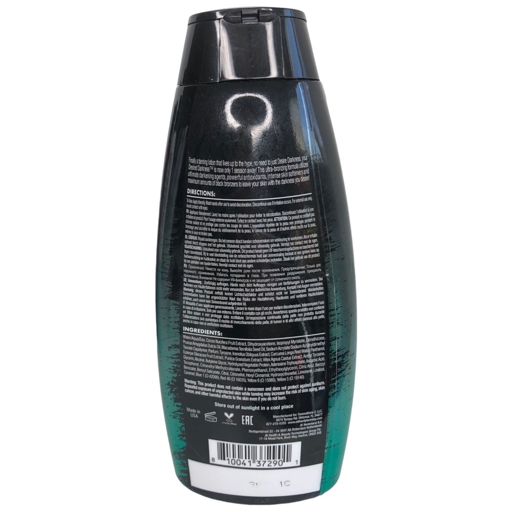 🆕 Ed Hardy Desired Darkness Rapid Release Black Bronzer Tanning Bed Lotion - Picture 2 of 5